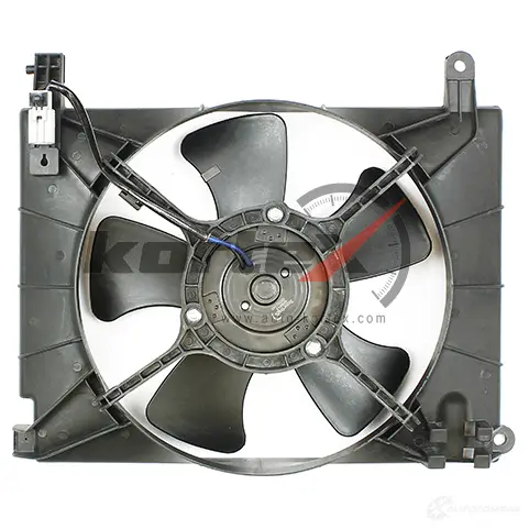 Вентилятор радиатора CHEVROLET AVEO 02- (с кожухом/главный) KORTEX S LTRJ7W KFD014 1440615425 изображение 0