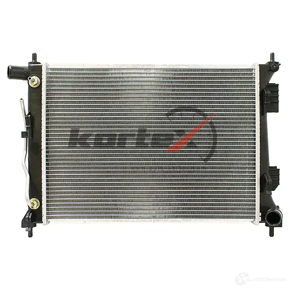 Радиатор HYUNDAI SOLARIS/KIA RIO 11-14 1.4/1.6 АКПП (c трубками ох. АКПП) KORTEX 0D5 VRT9 KRD1062 1440619821