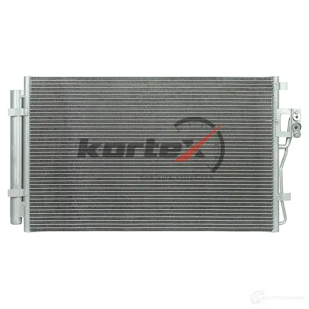 Радиатор кондиционера с ресивером Hyundai Santa Fe (06-) 2.4/3.3i (LRAC 0830) KORTEX KRD2158 QPF G0 1440620094 изображение 0