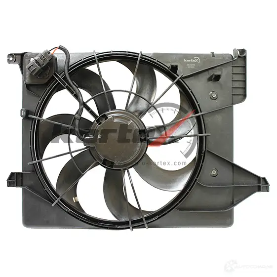 Вентилятор радиатора KIA SORENTO 09- 2.4i (с кожухом) KORTEX 1440615493 KFD056 S4 9SZ3 изображение 0
