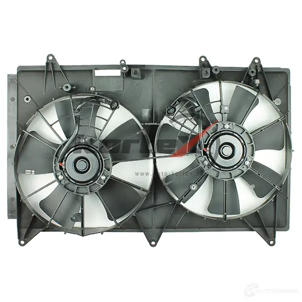 Вентилятор радиатора MAZDA CX-7 06- (с кожухом) (2 вентилятора) KORTEX 1440615504 TBN 64K KFD175 изображение 0