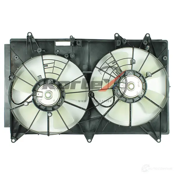 Вентилятор радиатора MAZDA CX-7 06- (с кожухом) (2 вентилятора) KORTEX KFD116 LTDKY XF 1440615505 изображение 0