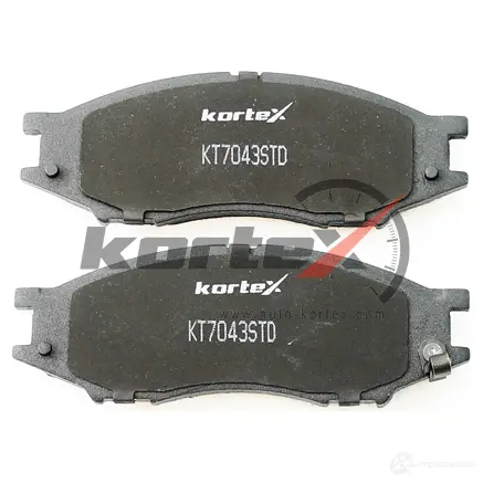 Колодки торм. NISSAN ALMERA CLASSIC (B10) 06- перед.к-т KORTEX 1422913662 JF XVBWQ KT7043STD