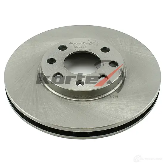 Тормозной диск OPEL ASTRA G 1.2-2.0 98-05 перед. (d=256mm) KORTEX KD0554 1440616467 4KW02 YW изображение 0