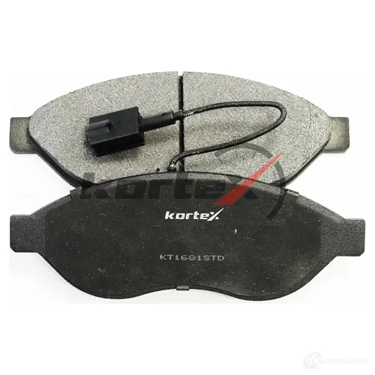 Колодки торм. CITROEN/PEUGEOT/FIAT JUMPER/BOXER/DUCATO 06- перед.к-т KORTEX KT1681STD 1440617023 TKZVH 7U изображение 0