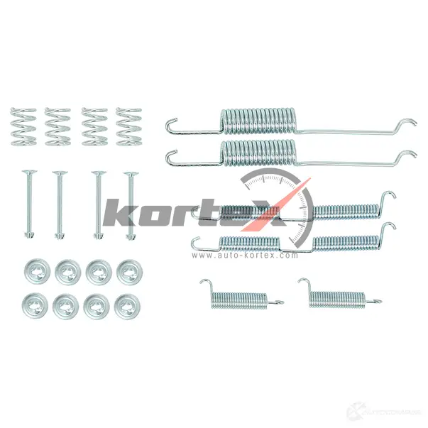 Ремкомплект барабанных колодок SSANGYONG KYRON/ACTYON/REXTON KORTEX 1440620629 KBD007 D9 V1WM