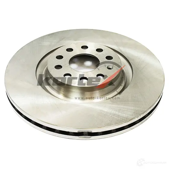 Тормозной диск AUDI A3/VW GOLF VI/JETTA/SKODA OCTAVIA/SUPERB перед.вент.(d=340mm) KORTEX 1440616086 4 QX9FT8 KD0408