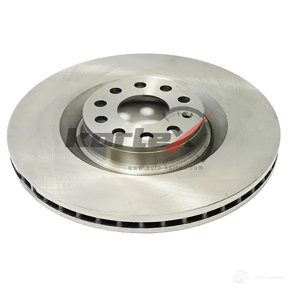 Тормозной диск AUDI A3 03-/VW GOLF V/PASSAT 05- перед.вент.(D=345mm) KORTEX XW 4W1 1440616077 KD0464 изображение 0