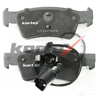 Колодки торм. VW TOUAREG/T5 задн. к-т KORTEX KT1671STD 1440617458 8 1TAJR