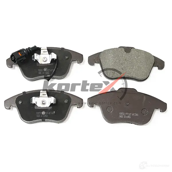 Колодки торм. AUDI Q3 2.0 TFSI 14- перед. к-т(пр-во КОРЕЯ) KORTEX KT1762T 1440616931 OKJB 5E3