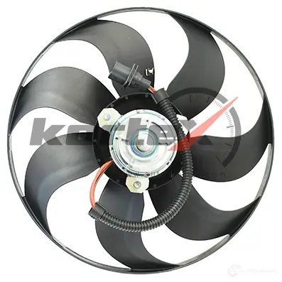 Вентилятор радиатора SKODA OCTAVIA/VW GOLF IV 96- (345мм) KORTEX 1440615547 KFD078 HYKI2 5 изображение 0