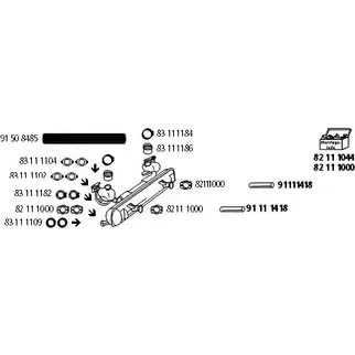 Система выпуска ОГ HJS 8AN28M VW_7 1204320 TM 6B5