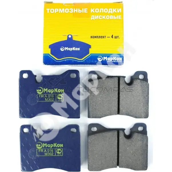 Колодки тормозные передние без датчика MARKON 4I MPD9 1439959835 01600150 изображение 0