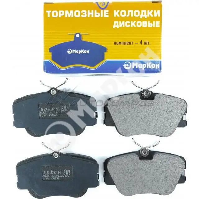 Колодки тормозные передние без датчика MARKON 02200193 4 48UCP3 1439959759 - Изображение 1