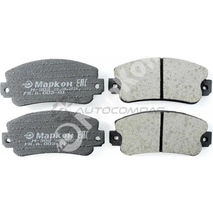 Колодки тормозные передние без датчика MARKON BK3N FP 00300180 1439959436 изображение 1