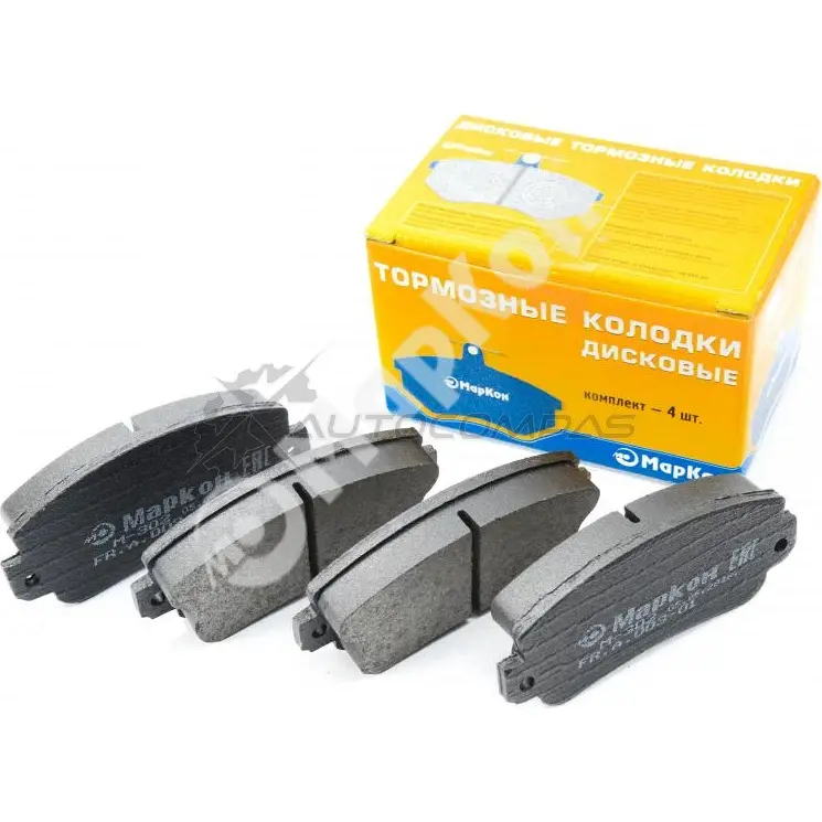Колодки тормозные передние без датчика MARKON BK3N FP 00300180 1439959436 изображение 2