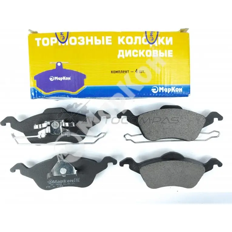 Колодки тормозные дисковые передние MARKON 12100190 1439959994 MCK D1Q7 - Изображение 1