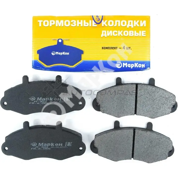 Колодки тормозные передние без датчика MARKON 0 9UNL 1439959984 06600190 - Изображение 1