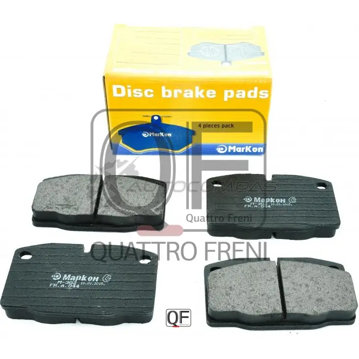 Колодки тормозные передние без датчика MARKON 04400158 QD1F QPO 1439959957