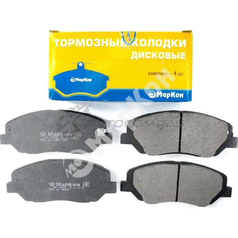 Колодки тормозные дисковые передние hyundai MARKON 44202172 WMC HGQ 1439959912 - Изображение 1