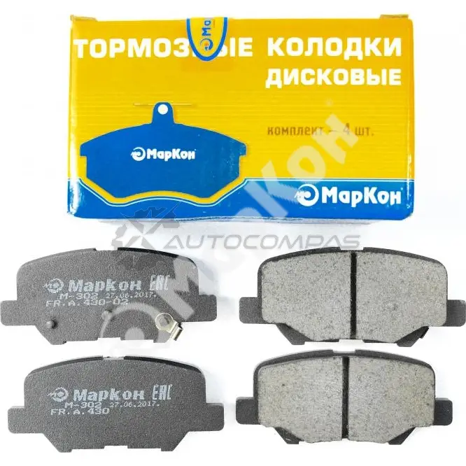 Колодки тормозные задние gf MARKON 1439959754 R ZLYX 43002144 - Изображение 1