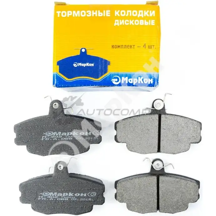 Колодки тормозные передние без датчика MARKON 1439959617 KXN8C U 06800180 изображение 0