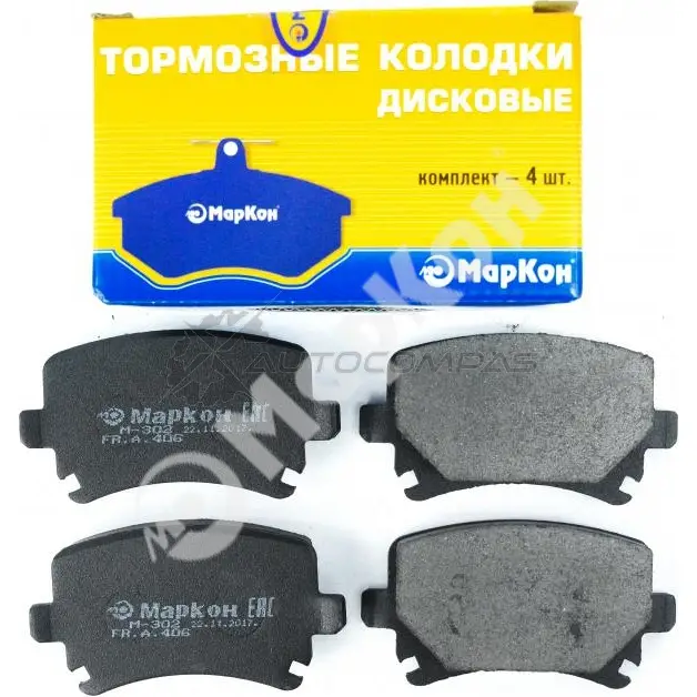 Колодки тормозные задние без датчика MARKON 1439959469 40600170 GB IGFLF - Изображение 1