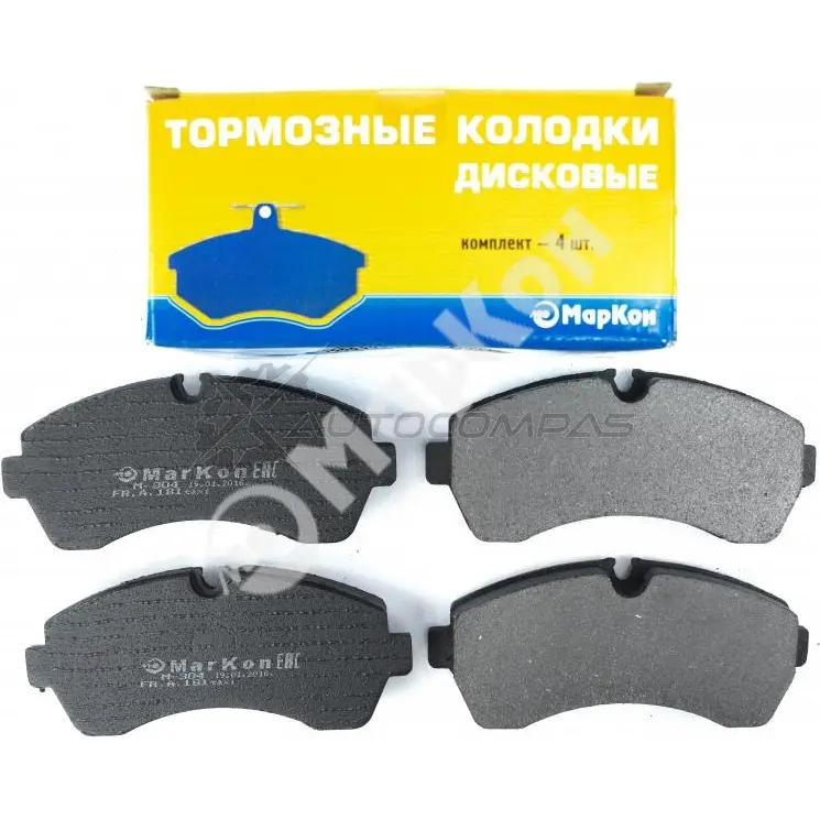 Колодки тормозные передние без датчика MARKON AF BI3F8 1439959467 18100208 - Изображение 1