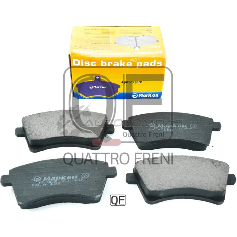 Колодки тормозные передние без датчика MARKON 15200186 1439959627 N 81A0 - Изображение 1