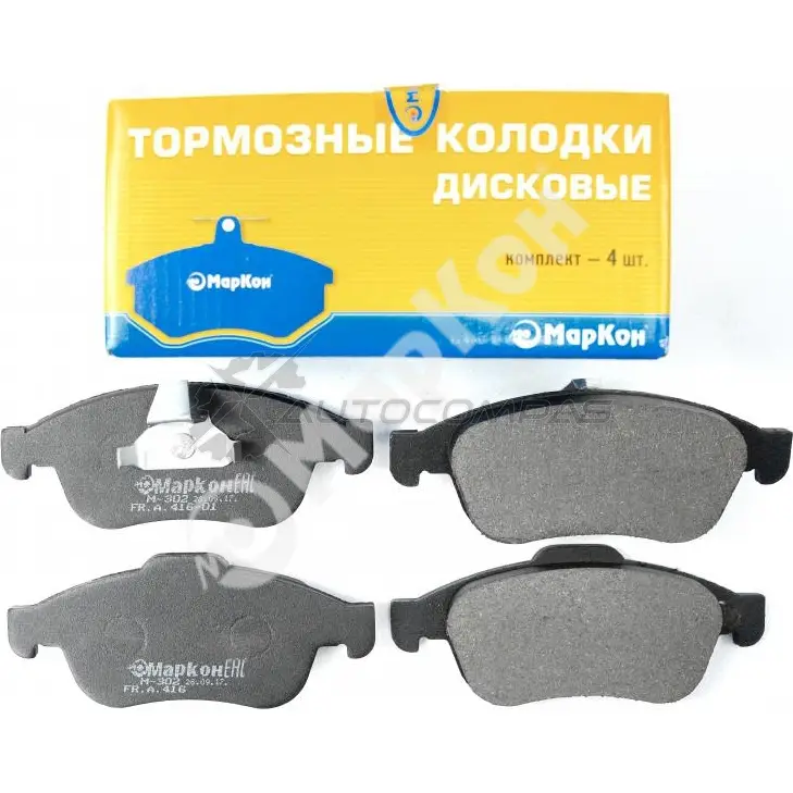 Колодки тормозные передние без датчика MARKON BTUL G 1439959630 41600170 - Изображение 1