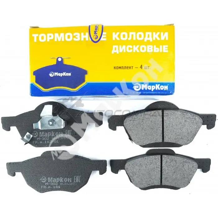 Колодки тормозные передние с механическим датчиком MARKON KPPRM JT 1439959935 18302170 - Изображение 1