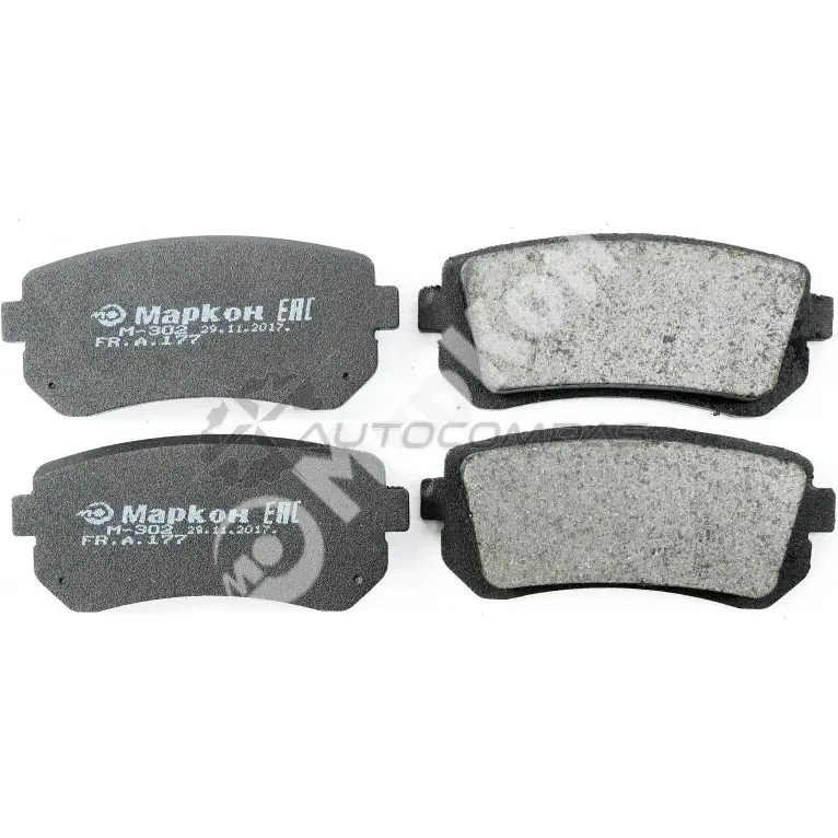 Колодки тормозные задние без датчика MARKON 17700160 AGDB QT 1439959497 изображение 1