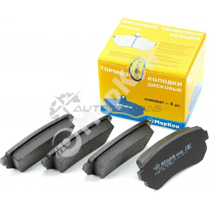 Колодки тормозные задние без датчика MARKON 17700160 AGDB QT 1439959497 изображение 2