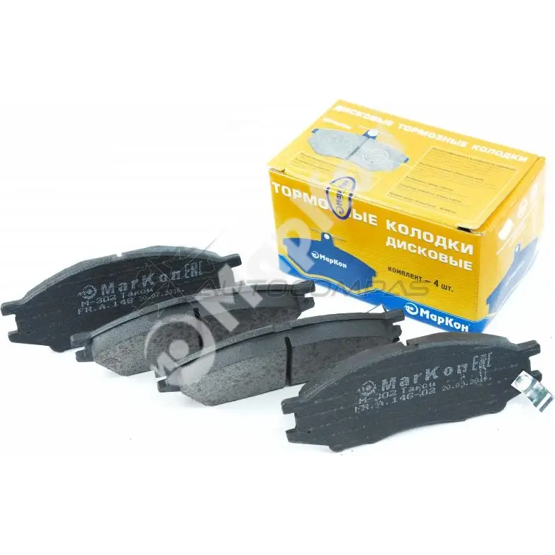 Колодки тормозные передние с механическим датчиком MARKON 1 1G1BKR 14602155 1439959657 изображение 2