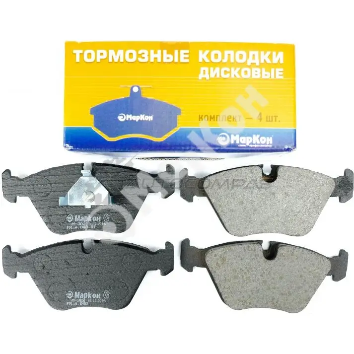 Колодки тормозные передние без датчика MARKON JPX2 XY 04000185 1439959443 - Изображение 1