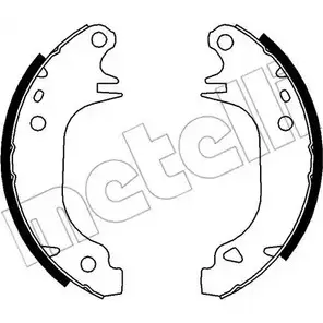 Тормозные колодки METELLI PMS EHLU 8032747020890 53-0343 1216530