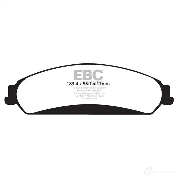 Тормозные колодки, комплект EBC 1437392953 5VR JFDA dp42139r - Изображение 1