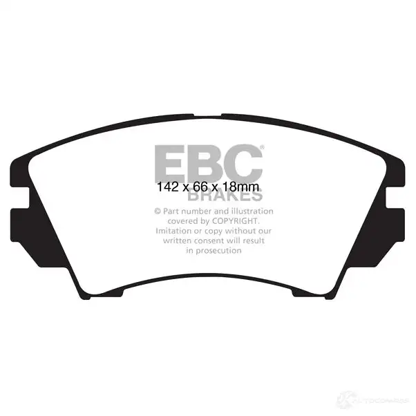 Тормозные колодки, комплект EBC dp22014 V75YKJ 3 1437393708 изображение 0