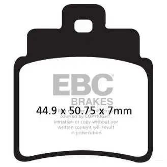 Тормозные колодки, комплект EBC 1437393715 85 231S sfa3554hh