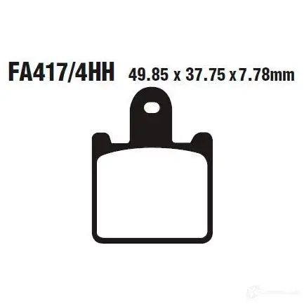 Тормозные колодки, комплект EBC 1437391995 G 0Q46S fa4174hh