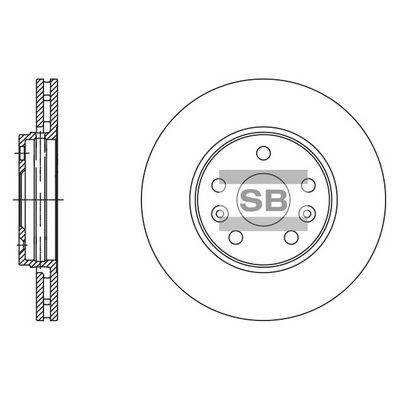 Тормозной диск SANGSIN SD3062 M S7HT 1439913968