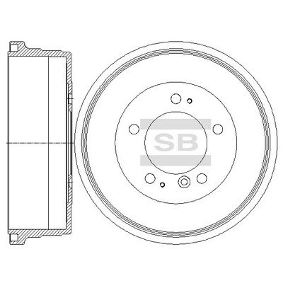 Тормозной диск SANGSIN SD4054 6X ZFJCF 1439914015 изображение 0