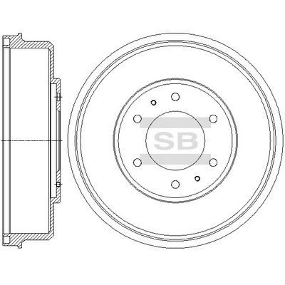 Тормозной диск SANGSIN SD4334 1439914139 63 PVW