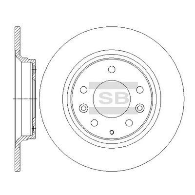 Тормозной диск SANGSIN SD4412 UPG R3N 1439914170 изображение 0
