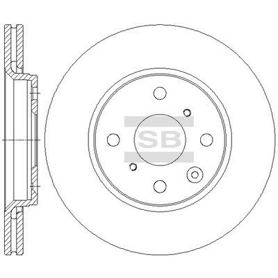Тормозной диск SANGSIN SD4630 T SED1H 1439914226 изображение 0