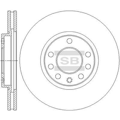Тормозной диск SANGSIN SD5110 Q RVVV 1439914345 изображение 0