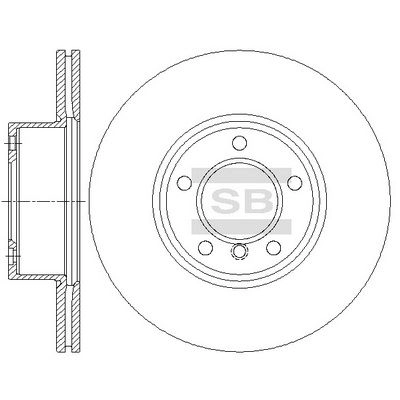 Тормозной диск SANGSIN II ZSR13 SD5208 1439914362 изображение 0