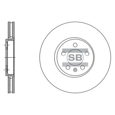 Тормозной диск SANGSIN SD5408 XG IXS 1439914431 изображение 0