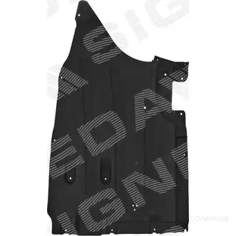 Защита днища правый текстиль. SIGNEDA PBM98112AR 1W5 Q7E 1438055474