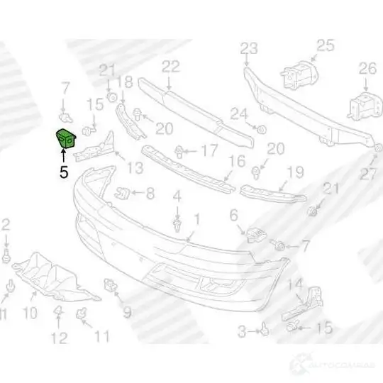 Кронштейн для бампера SIGNEDA PTY43691AR 1438060459 VOTW M